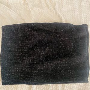 glittery tube top